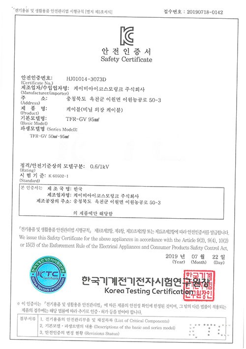 0.6/1kV TFR-GV 95㎟